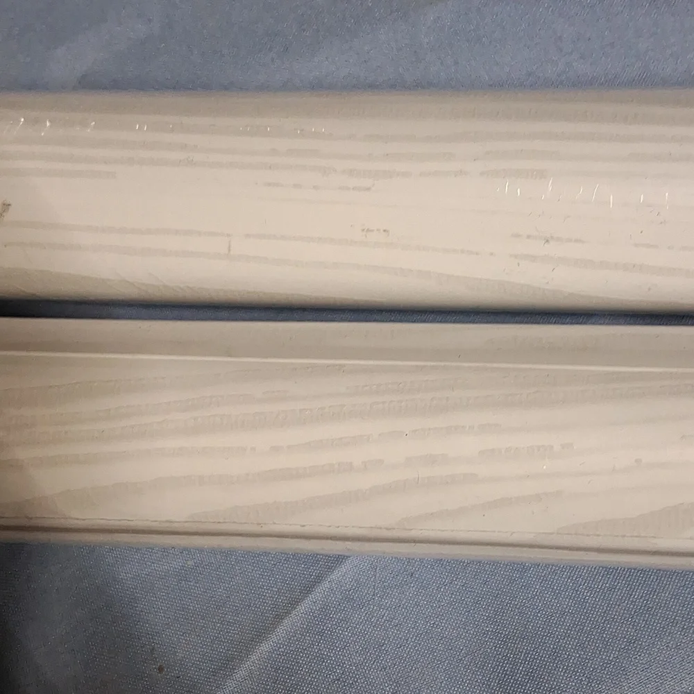 NWT (2) Room Mates White Wood Grain Peel & Stick Wallpaper